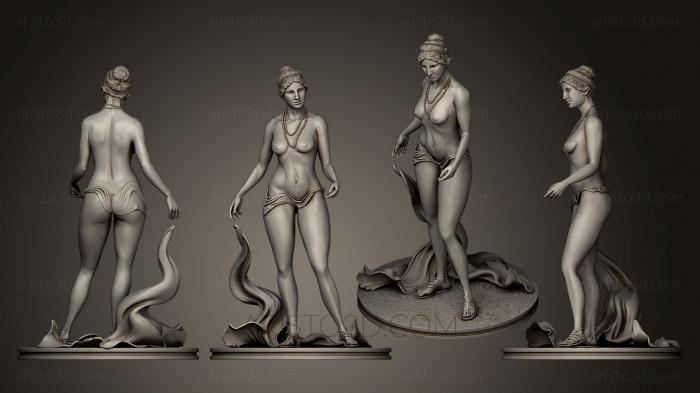 Figurines of girls (STKGL_0230) 3D model for CNC machine